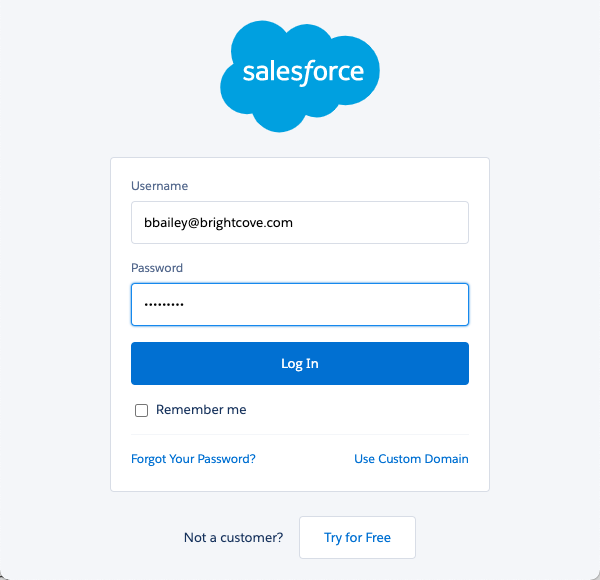 Salesforce-Anmeldung
